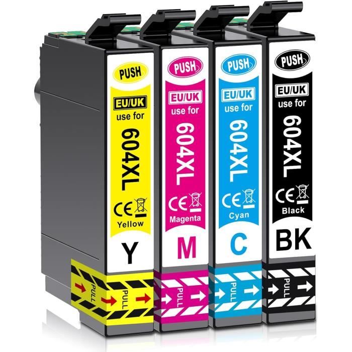 604 Cartouches 604 Xl Reconditionnées Pour Cartouches Epson 604, Compatibles Avec Les