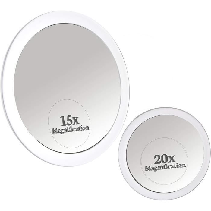 Miroir Grossissant - Neuf, Idéal Pour Maquillage, Rasage, Soins De La Peau - Produit Générique Sans Marque, Emballage D'origine