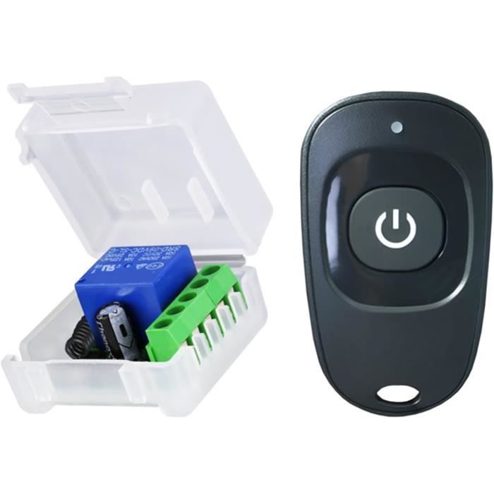 Récepteur Universel De Télécommande De Porte De Garage à 2 Canaux, Commutateur De Télécommande De Récepteur De Code Fixe Et De Co - Bricolage