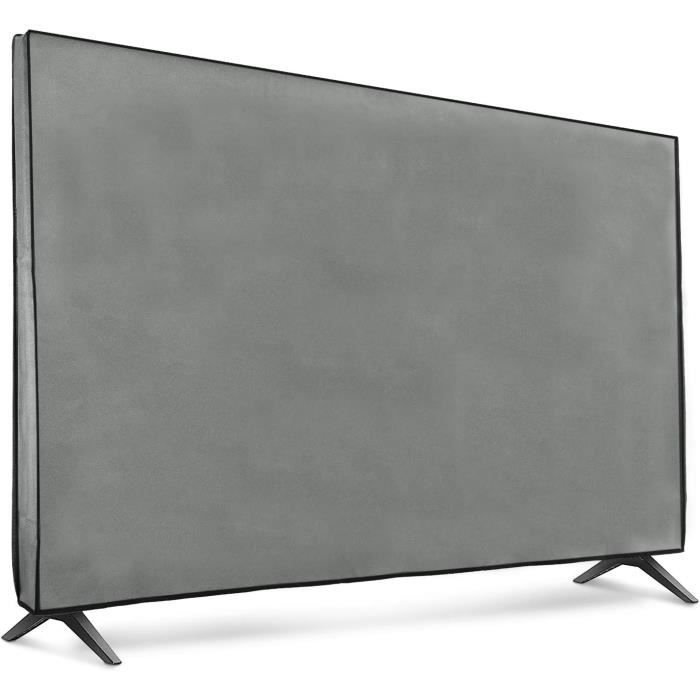 Housse Kwmobile Pour TV 65" - Housse De Protection Pour TV Housse D Ecran Pour Tv En Noir Blanc Design 3x3