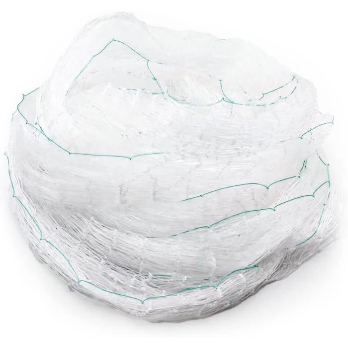 Filet De Protection Pour Oiseaux 7,6x7,6 M – Maille 2,5 Cm – Nylon Résistant UV – Jardin, Verger, Poulailler