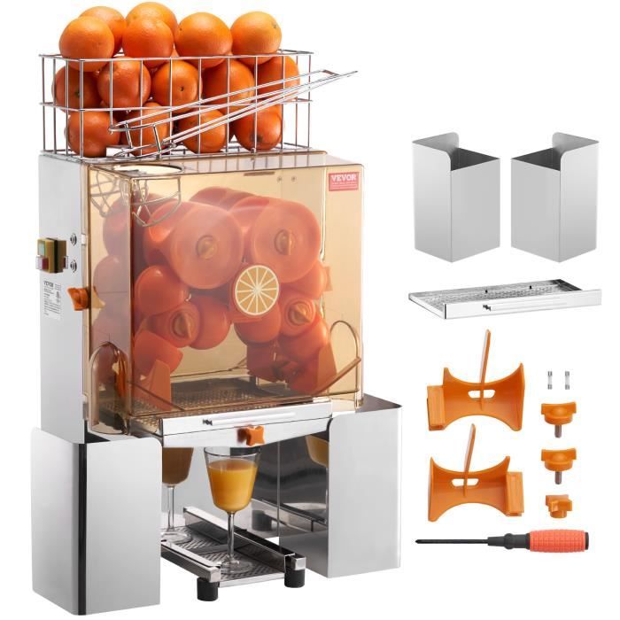 Presse-agrumes électrique - VEVOR - Extracteur de Jus Orange 120 W Alimentation Auto pour Restaurant Café Fruiterie