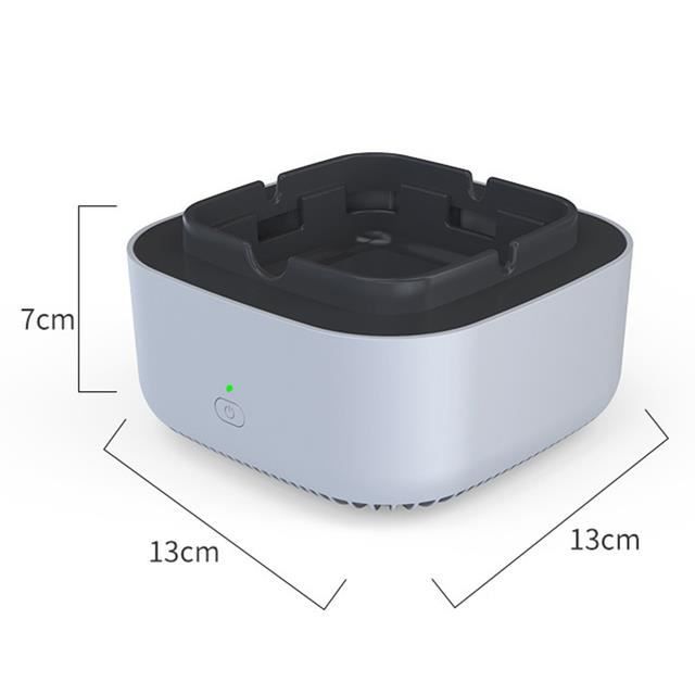 Cendrier Sans Fumée Avec Purificateur D'Air, Cendrier Électronique