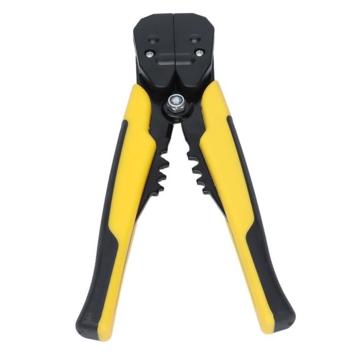Pince à Dénuder Automatique ULTRICS 3-en-1 : Outil Multifonction Coupe, Dénude Et Sertit Fils Électriques 10-24 AWG Pour Pros Et Bricoleurs