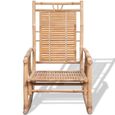 Chaise à bascule en bambou CHAISE DE JARDIN FAUTEUIL DE JARDIN TABOURET DE JARDIN CANAPE DE JARDIN-GAR-1