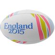 Ballon de rugby Gilbert Coupe du Monde 2015 - Blanc - Mixte - Rugby-1