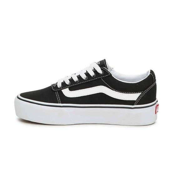 vans compensées blanche
