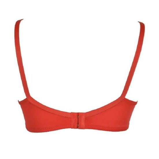 Soutien-gorge 105C Uni Rouge à Armatures - Neuf Avec étiquettes - Bonnet C