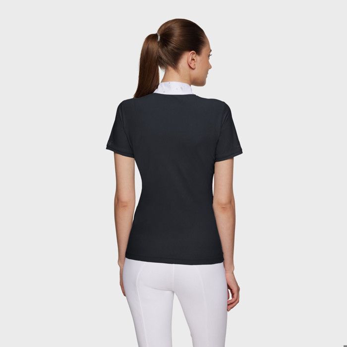 Chemise blanche manches courtes pour Femme Stretch Confort