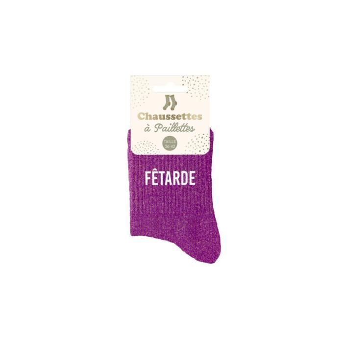Chaussettes Socquettes Paillettes Multicolores STC – Modèle Irresistible – Taille Unique Unisexe – Idéal Pour Soirée, Festival, Look Festif