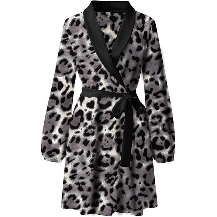 Robe de best sale chambre leopard femme