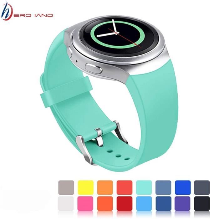 Bracelet de poignet en Silicone pour Samsung Gear S2 Sport Samsung galaxy watch R720 R730 Smart Watch Sky Blue YL15909 Achat vente bracelet de montre Cdiscount