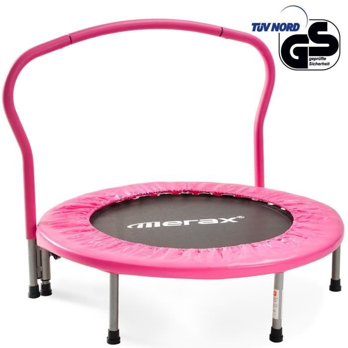 Trampoline pour l Entrainement de Fitness Mini trampoline Trampoline pour Enfants avec Poids maximum 80kg Rose Merax Cdiscount Jeux Jouets