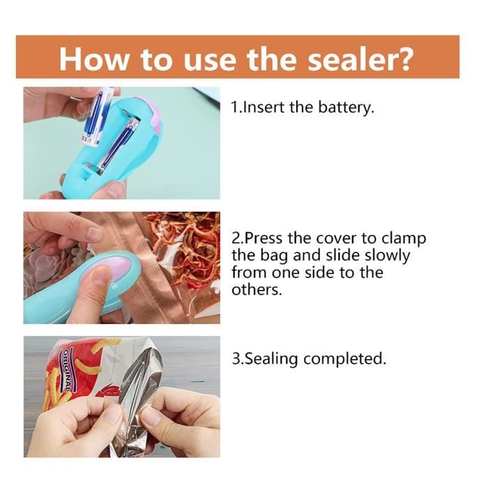 Mini Soudeuse Sac Plastique Portable Thermoscelleuse ABS Compact  Durable