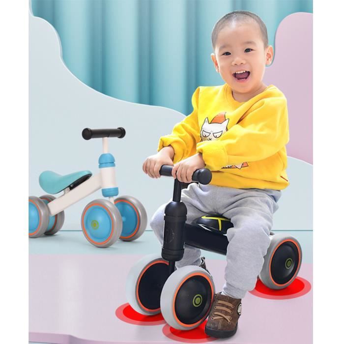 Draisienne Evolutive 4 Roues MIA Pour Bebe de 1 a 3 Ans Noir Premier Velo pour Tout Petits Cdiscount Jeux Jouets