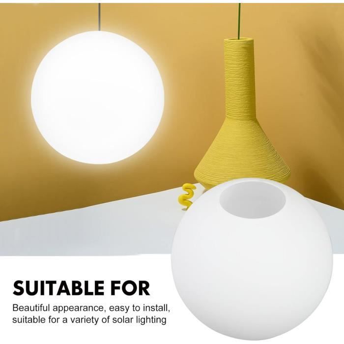 ANCIEN GLOBE ABAT-JOUR Boule Sphère En Opaline Lampe Lustre Luminaire N