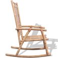 Chaise à bascule en bambou CHAISE DE JARDIN FAUTEUIL DE JARDIN TABOURET DE JARDIN CANAPE DE JARDIN-GAR-2