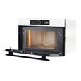 Micro-ondes Encastrable WHIRLPOOL AMW730WH - Gril simultané - 1000 Watts - 31L - Blanc-2