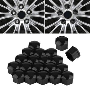 Cache-écrous De Roue 17mm - Lot De 20 Pièces En ABS, Protection Anti-poussière Et Anti-vol Pour Jantes - Argent