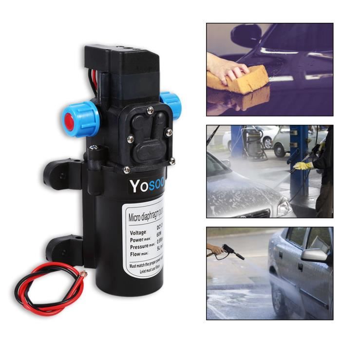 Pompe de lavage voiture électrique haute tension DC12V