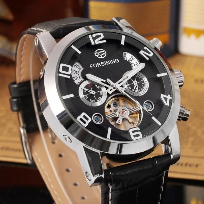 FORSINING Marque multifonction m canique Auto Day Date analogique