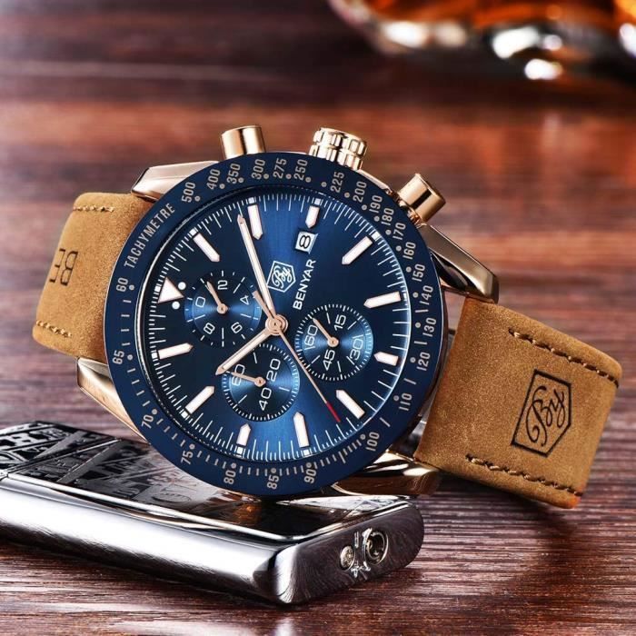 Montre benyar homme prix clearance