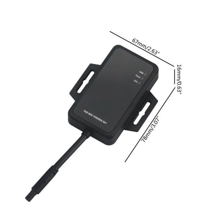 Couleur pas de bo te Tracker GPS Pour Moto Multifonction GT08