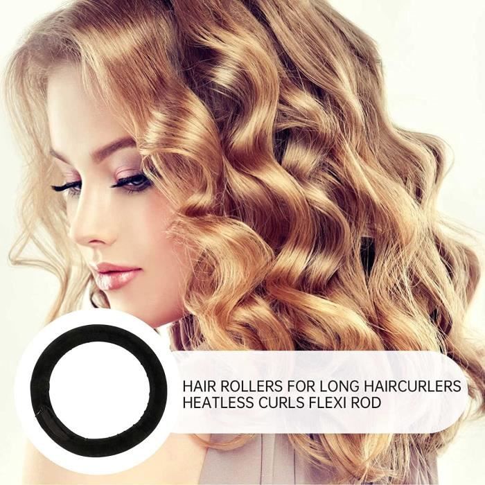 Heatless Hair Rollers New Circular Hair Curlers No Heat Silk Ribbon Curling Rod Hair Roller Curls Lazy Natural Soft Wave Hai Cdiscount Electromenager