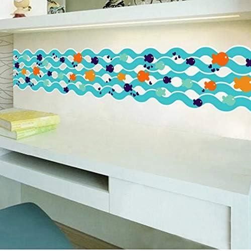 Stickers Muraux Salle De Bain DECOWALL DS12-8081 Sous La Mer Océan Stickers Muraux Vie Stickers Salle De Bain Mural