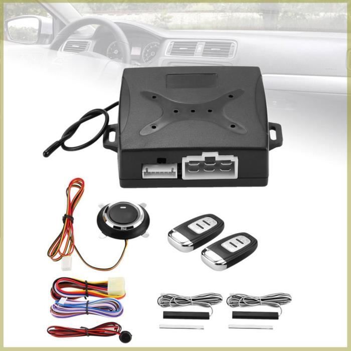 Système d'alarme de voiture universel Allumage du moteur Bouton — free download
