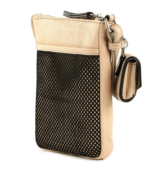FREDsBRUDER Sac téléphone portable beige en cuir pour femme FB
