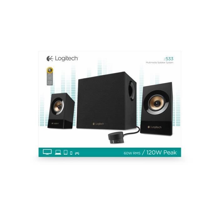 Baffle ( enceinte / haut parleur ) Logitech Z533 120W Noir