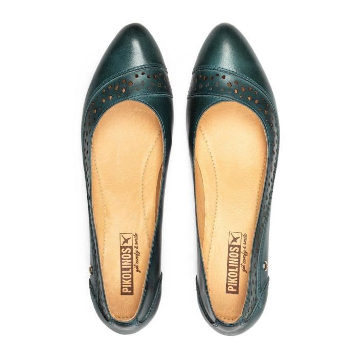 Escarpins femme Pikolinos Elba W4B 5845 Talon cubain Bleu Taille 38