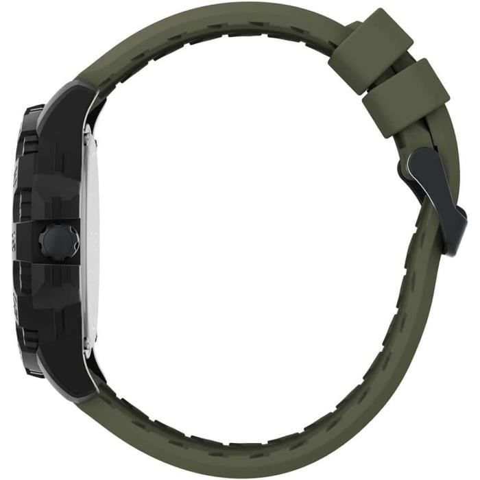 Montre Timex Expedition Gallatin 44 mm Cadran Vert Bracelet Vert Resistant a l eau Vert Achat vente montre Cdiscount