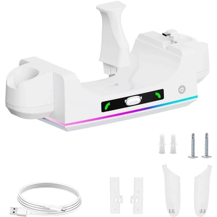 Support Mural Pour Oculus Quest 2 - Range Casque Et Manettes - Installation Facile, Design Compact
