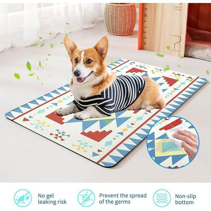 Tapis déco avec bords 60 X 85 cm, motif Bienvenue à bord