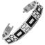 Bracelet Grain de Café Homme Acier Inoxydable Doré Or Fin 13mm 21cm 32gr Qualité