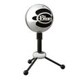 Microphone USB - LOGITECH G - Snowball - Pour Enregistrement, Streaming, Podcast, Gaming - PC et MAC - Aluminium-0