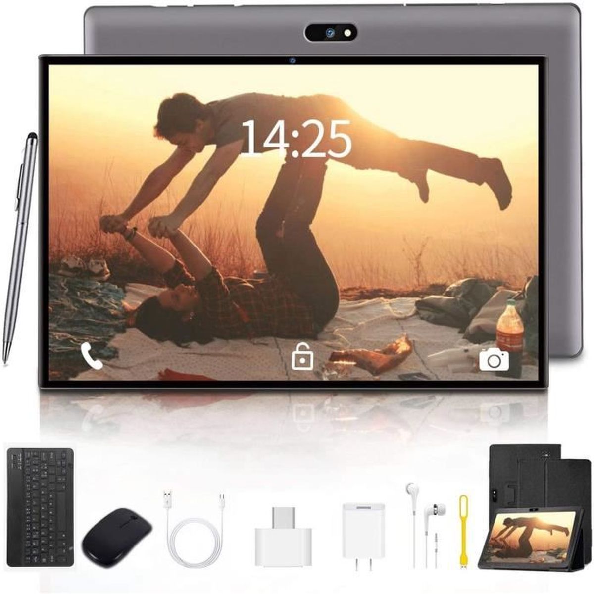 Ordinateur 2 En 1-10.1" HD IPS-3GO+32GO/128GB-Android