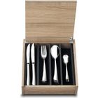 LA TABLE D'ALBERT Ménagère 48 pces Inox ELEGANCE - coffret en bois