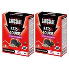 MULTITANKS Lot de 2 boites Raticide Rats & Souris - Pat'Appât Espèces résistantes , boite de 150grs ( 15x10grs)-