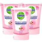 DettolRecharge No-Touch Savon Antibactérien liquide Main Beurre de Karité Action Nettoyante, La Recharge de 250 ml, Lot de 3