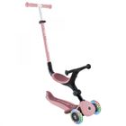 Globber - Trottinette évolutive GO-UP ACTIVE PLUS LIGHTS avec siège - Rose pastel