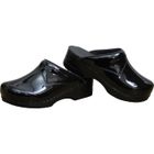 Sabot - SANITA - SONTO - Noir Vernis - 100% Cuir - Taille Petit