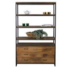 RENDEZ VOUS DECO Bibliothèque en bois recyclé 3 tiroirs et 4 étagères - Paname - Rendez-Vous Déco