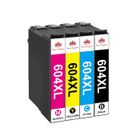 AUMOK Cartouches d'encre compatibles Epson 604XL - TONER KINGDOM - Pack de 4 - Haute capacité