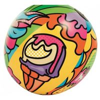 Ballon de Plage - Bestway - Pop Art - Diamètre 63 cm - Résistant - Mixte
