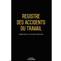 Registre des accidents du travail de 90 pages