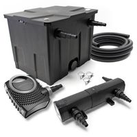 Kit de filtration pour bassin de jardin - SUNSUN - CBF-350 CUV-236 36W SET NEO6000 - Eau propre et claire