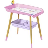 Table à langer BABY born - ZAPF CREATION - Design scandinave - Pieds aspect bois